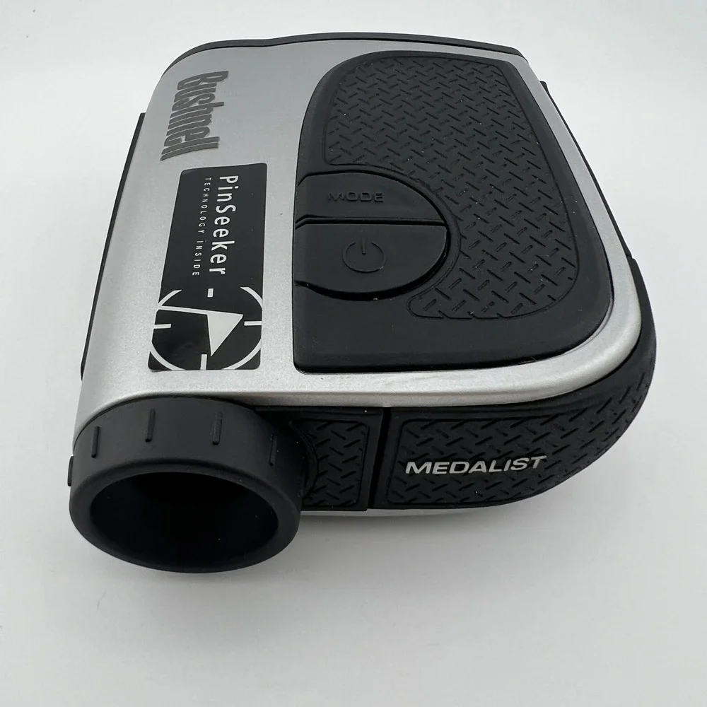 Bushnell Medalist PinSeeker Laser Golf Rangefinder 201355 Silver w Case Battery
